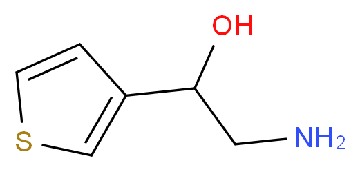 2-amino-1-(thiophen-3-yl)ethan-1-ol_分子结构_CAS_)