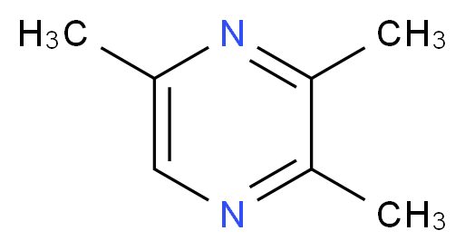 2,3,5-三甲基吡嗪_分子结构_CAS_14667-55-1)