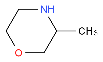 3-Methylmorpholine_分子结构_CAS_42185-06-8)