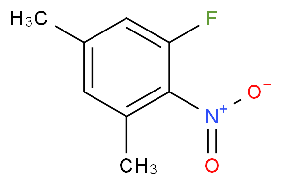 1-fluoro-3,5-dimethyl-2-nitrobenzene_分子结构_CAS_315-13-9