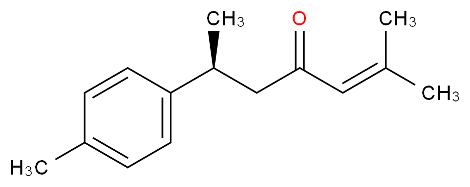 (S)-芳香姜黄酮_分子结构_CAS_532-65-0)