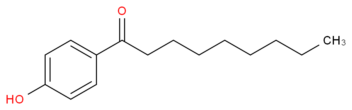 4'- 羟基苯壬酮_分子结构_CAS_14392-69-9)