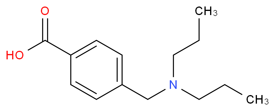 4-[(dipropylamino)methyl]benzoic acid_分子结构_CAS_675137-59-4)
