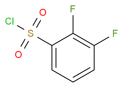 2,3-difluorobenzene-1-sulfonyl chloride_分子结构_CAS_)