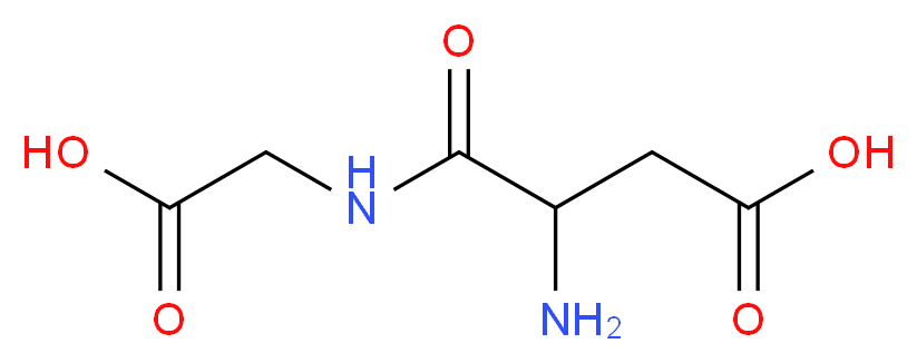 3-amino-3-[(carboxymethyl)carbamoyl]propanoic acid_分子结构_CAS_3790-51-0