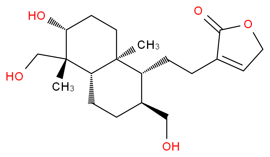 14-Deoxy-17-hydroxyandrographolide_分子结构_CAS_869384-82-7)