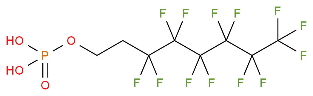 Mono[2-(perfluorohexyl)ethyl] Phosphate_分子结构_CAS_57678-01-0)