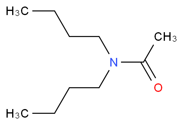 N,N-dibutylacetamide_分子结构_CAS_1563-90-2