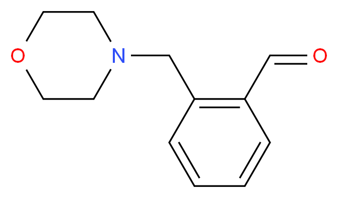 2-(morpholinomethyl)benzaldehyde_分子结构_CAS_736991-21-2)