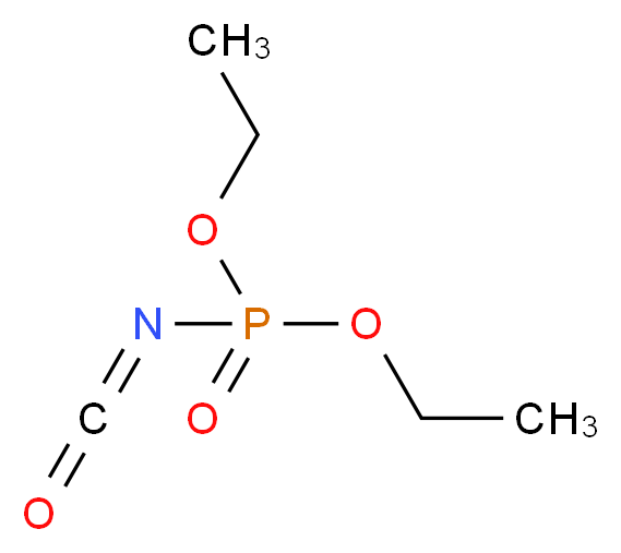 Diethyl isocyanatidophosphate_分子结构_CAS_20039-33-2)