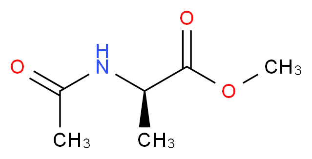 methyl (2R)-2-acetamidopropanoate_分子结构_CAS_19914-36-4