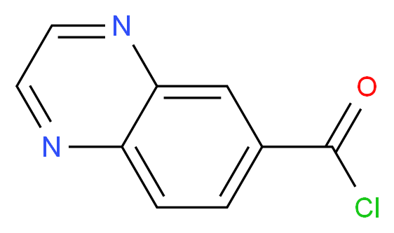 6-quinoxalinecarbonyl chloride_分子结构_CAS_258503-93-4)