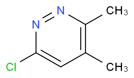 6-Chloro-3,4-dimethylpyridazine_分子结构_CAS_873397-60-5)