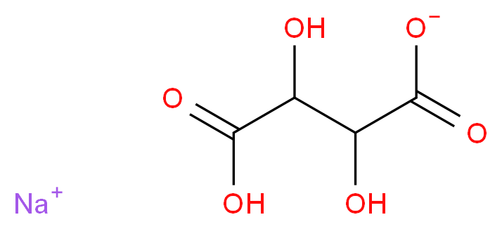 Monosodium tartrate_分子结构_CAS_526-94-3)
