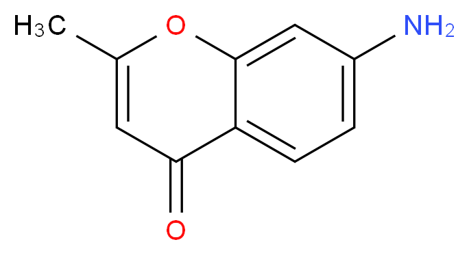 7-amino-2-methyl-4H-chromen-4-one_分子结构_CAS_30779-70-5