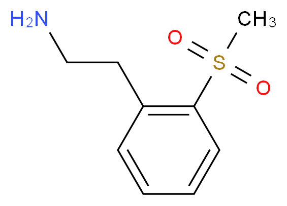 2-(2-(methylsulfonyl)phenyl)ethanamine_分子结构_CAS_933705-18-1)