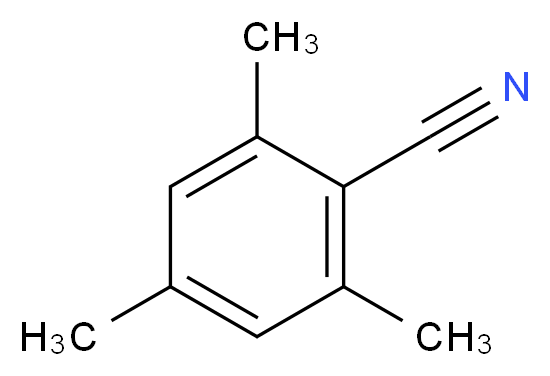 2,4,6-Trimethylbenzonitrile_分子结构_CAS_2571-52-0)