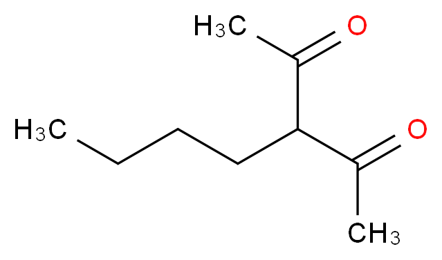 3-butylpentane-2,4-dione_分子结构_CAS_1540-36-9