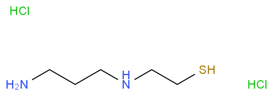 2-[(3-aminopropyl)amino]ethane-1-thiol dihydrochloride_分子结构_CAS_14653-77-1