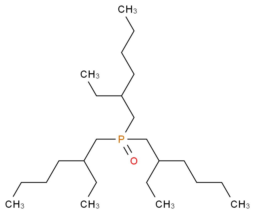 三(2-乙基己基)氧化膦_分子结构_CAS_2785-32-2)