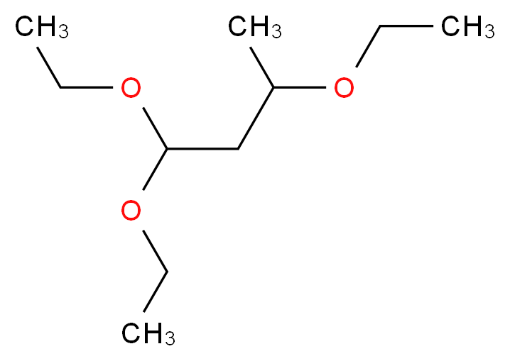 1,1,3-TRIETHOXYBUTANE_分子结构_CAS_5870-82-6)