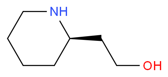 2-[(2R)-piperidin-2-yl]ethan-1-ol_分子结构_CAS_68419-38-5