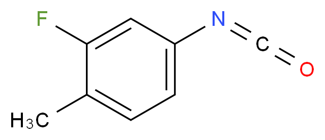 2-Fluoro-4-isocyanato-1-methylbenzene_分子结构_CAS_)