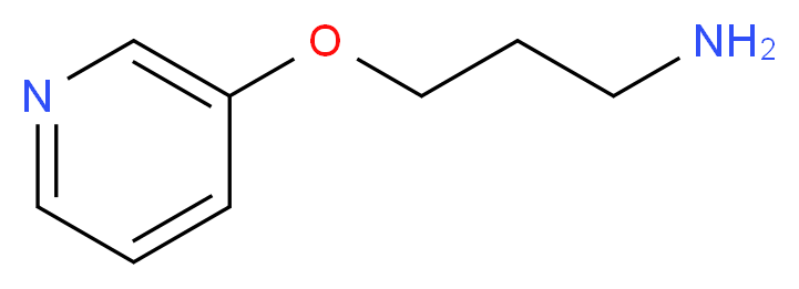 3-(3-aminopropoxy)pyridine_分子结构_CAS_112086-55-2