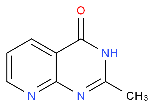 2-Methylpyrido[2,3-d]pyrimidin-4(3H)-one_分子结构_CAS_)