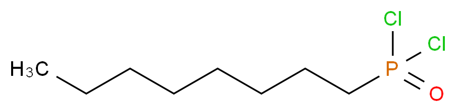 octylphosphonoyl dichloride_分子结构_CAS_3095-94-1