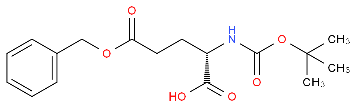 Boc-Glu(OBzl)-OH_分子结构_CAS_13574-13-5)