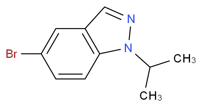 5-bromo-1-(propan-2-yl)-1H-indazole_分子结构_CAS_1280786-83-5