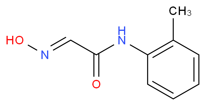 (2E)-2-(Hydroxyimino)-N-(2-methylphenyl)acetamide_分子结构_CAS_1132-03-2)