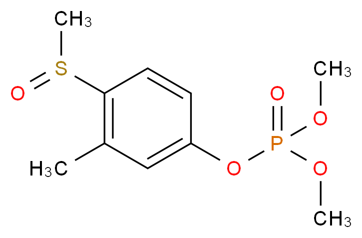 Fenthoxon Sulfoxide_分子结构_CAS_6552-13-2)