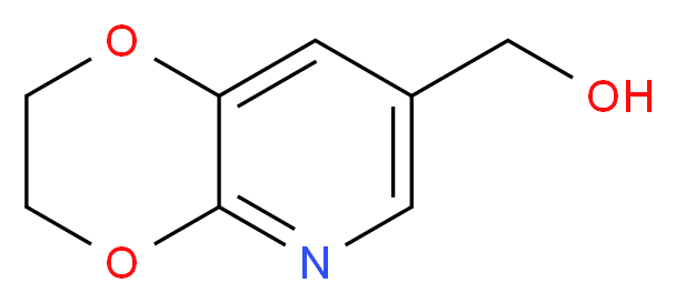 2H,3H-[1,4]dioxino[2,3-b]pyridin-7-ylmethanol_分子结构_CAS_443956-46-5