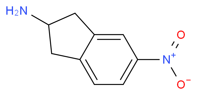 5-Nitro-indan-2-ylamine_分子结构_CAS_212845-77-7)