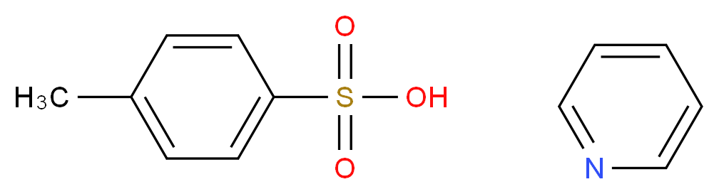 吡啶对甲苯磺酸盐_分子结构_CAS_24057-28-1)