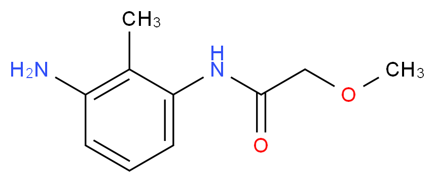 N-(3-amino-2-methylphenyl)-2-methoxyacetamide_分子结构_CAS_926215-70-5