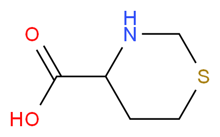 1,3-thiazinane-4-carboxylic acid_分子结构_CAS_60175-95-3