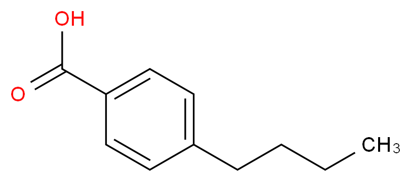 4-Butylbenzoic acid_分子结构_CAS_20651-71-2)