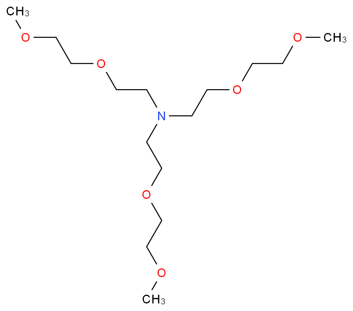 三[2-(2-甲氧基乙氧基)乙基]胺_分子结构_CAS_70384-51-9)