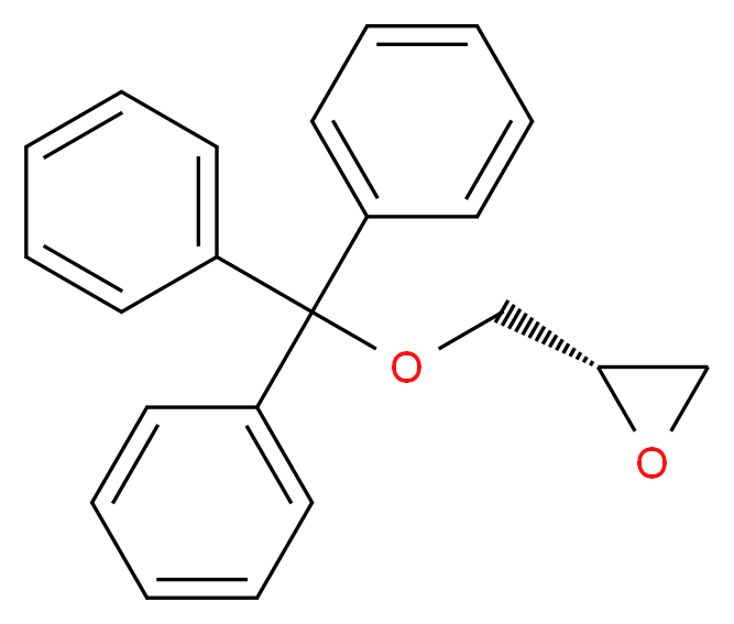 (S)-(-)-缩水甘油三苯甲基醚_分子结构_CAS_129940-50-7)