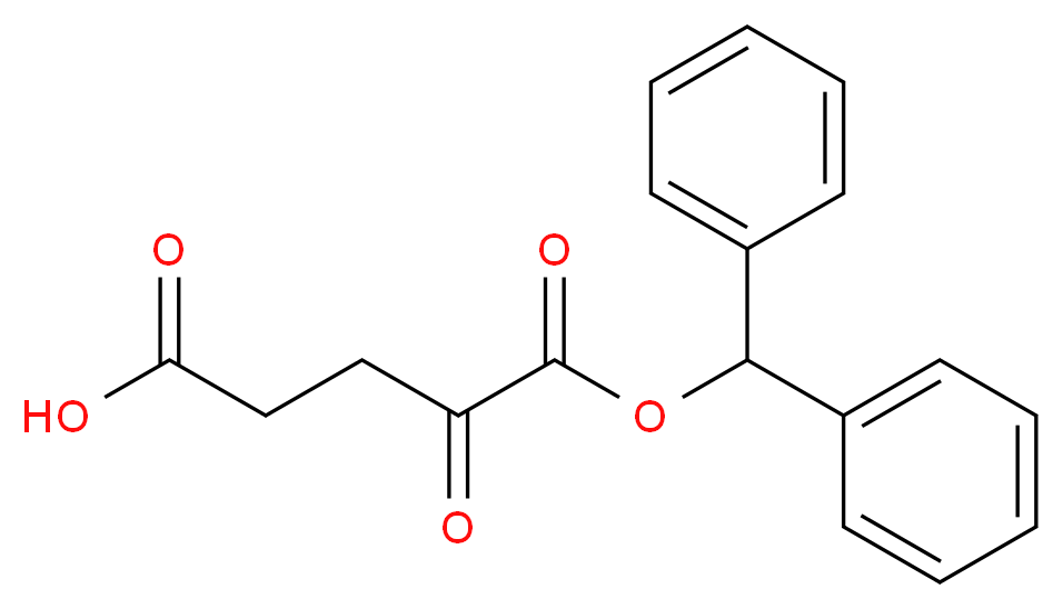 5-(benzhydryloxy)-4,5-dioxopentanoic acid_分子结构_CAS_108050-22-2)