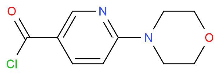 6-(morpholin-4-yl)pyridine-3-carbonyl chloride_分子结构_CAS_313350-36-6