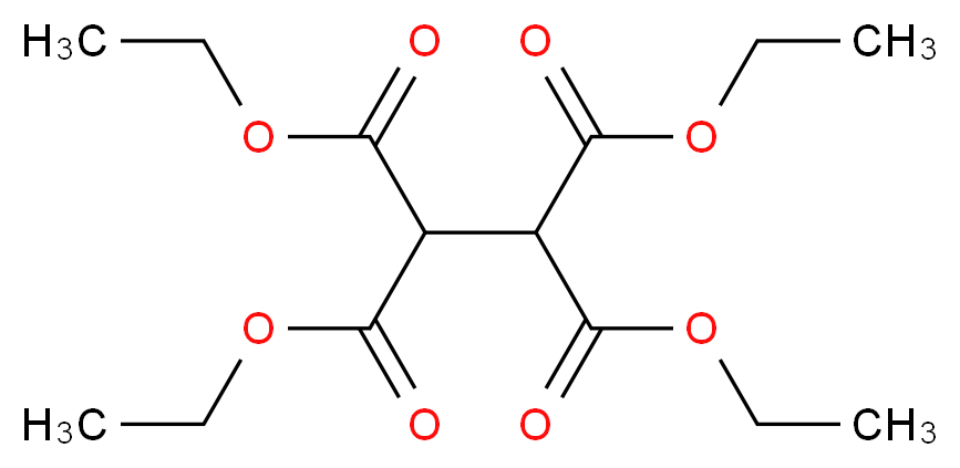 1,1,2,2-tetraethyl ethane-1,1,2,2-tetracarboxylate_分子结构_CAS_632-56-4