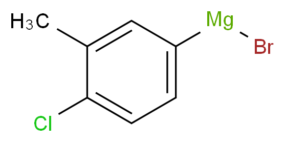 bromo(4-chloro-3-methylphenyl)magnesium_分子结构_CAS_460747-53-9