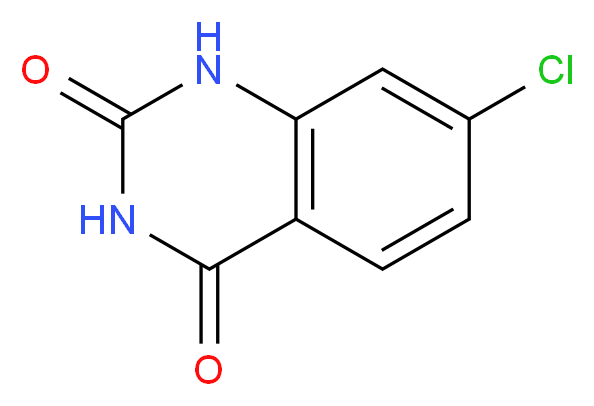 7-Chloroquinazoline-2,4(1H,3H)-dione_分子结构_CAS_13165-35-0)