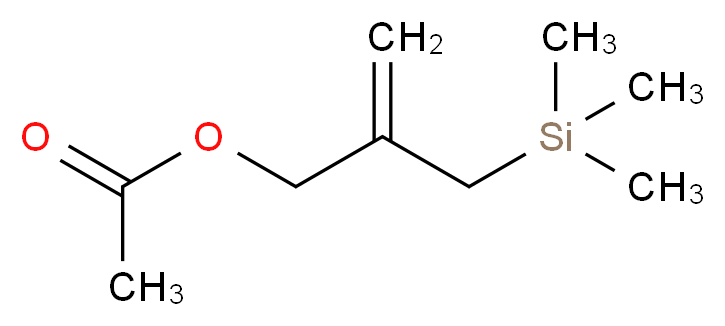 2-[(乙酰氧基甲基)烯丙基]三甲基硅烷_分子结构_CAS_72047-94-0)