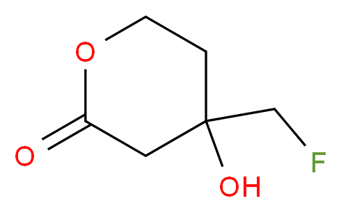 6-Fluoromevalonate_分子结构_CAS_2822-77-7)