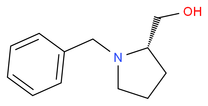 [(2S)-1-benzylpyrrolidin-2-yl]methanol_分子结构_CAS_53912-80-4